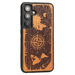 Bewood nakładka do Samsung Galaxy A55 5G Róża Wiatrów Merbau