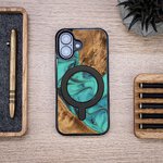 Bewood nakładka Unique do iPhone 16 6,1" Turquoise z MagSafe