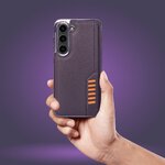 Futera MILANO do SAMSUNG A35 5G ciemny fiolet