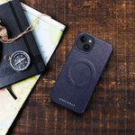 Futera Roar Leather Mag Case kompatybilny z MagSafe - do iPhone 14 Plus Granatowy