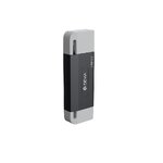 Devia czytnik kart 2w1 EL239 USB/USB-C 2.0 czarny