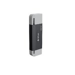 Devia czytnik kart 2w1 EL240 USB/USB-C 3.0 czarny