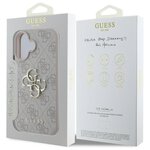 Guess nakładka 4G Big Logo do iPhone 16 Plus 6,7" GUHCP16M4GMGPI różowa