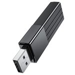 HOCO czytnik kart pamici 2w1 USB A 2.0 HB20 czarny