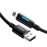 Baseus Lit kabel USB - Lightning 1m 2.4A kosmiczna Czerń