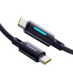 Baseus Lit kabel USB-C - USB-C 1m 100W kosmiczna Czerń