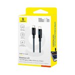 Baseus Lit kabel USB-C - USB-C 1m 100W kosmiczna Czerń