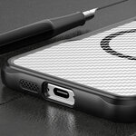 Nakładka Defender Carbon Mag do Samsung Galaxy S25 Plus czarna
