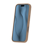 Nakładka Silicone Thin Mag do iPhone 12 / 12 Pro 6,1" brązowa