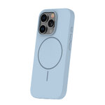Nakładka Silicone Thin Mag do iPhone 14 6,1" jasnoniebieska