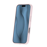 Nakładka Silicone Thin Mag do iPhone 12 / 12 Pro 6,1" jasnoróżowa