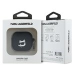 Karl Lagerfeld nakładka do AirPods 4 Silicone Choupette Head 3D Czarna
