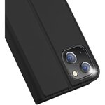 DUX DUCIS Skin Pro - futerał z klapką do Apple iPhone 15 Plus czarny