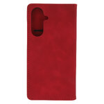 Etui Smart Suede do Samsung Galaxy A56 5G czerwone