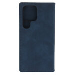 Etui Smart Suede do Samsung Galaxy S25 Ultra granatowe