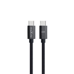 Maxlife kabel MXUC-12 USB-C - USB-C 2,0 m 60W czarny