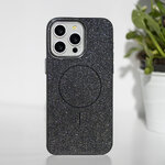 Nakładka Glitter Thin Mag do iPhone 14 Pro 6,1" czarna