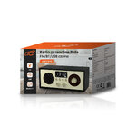 LTC przenośne radio BRDA, Bluetooth, FM, USB, 2200mAh, 10W ładowanie indukcyjne, czarno-złote