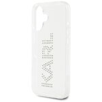 Karl Lagerfeld Nakładka HC IML Rhinestones Logo do iPhone 16 Przezroczysta