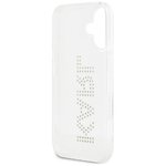 Karl Lagerfeld Nakładka HC IML Rhinestones Logo do iPhone 16 Przezroczysta