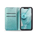 Kabura MEZZO Book do SAMSUNG A22 5G mandala zielony