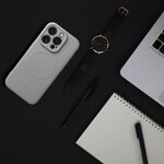 Futera Silicone Mag Cover kompatybilny z MagSafe do IPHONE 15 PRO tytanowy szary
