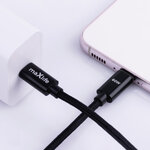 Maxlife kabel MXUC-12 USB-C - USB-C 2,0 m 60W czarny