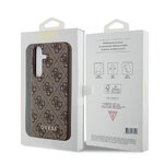 GUESS futera do SAMSUNG A55 GUOHCSA55G4GFBR (PU 4G Classic Metal Logo) brzowy