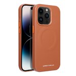 Futera Roar Leather Mag Case kompatybilny z MagSafe - do iPhone 14 Pro Brzowy