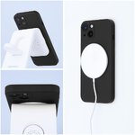 Futerał Silicone Mag Cover kompatybilny z MagSafe do IPHONE 15 PLUS czarny