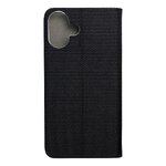 Kabura SENSITIVE Book do IPHONE 16 Plus czarny