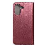 Kabura Smart Magneto do XIAOMI REDMI 13c / POCO C65 burgundowy