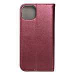 Kabura Smart Magneto do IPHONE 15 PLUS burgundowy