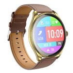 HOCO smartwatch z funkcją rozmowy AMOLED Y22 złoty szampański