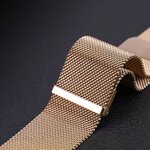 DUX DUCIS pasek MILANESE magnetyczny ze stali nierdzewnej 20 mm zoty