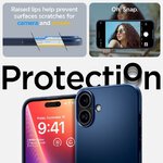 SPIGEN futerał THIN FIT MAG kompatybilny z MagSafe do IPHONE 16 navy blue