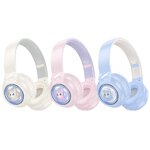 HOCO słuchawki bezprzewodowe bluetooth nagłowne W50 niebieskie