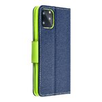 Kabura Fancy Book do  XIAOMI Redmi NOTE 12 4G granatowy / limonka