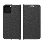 Kabura LUNA Book Carbon do IPHONE 12 / 12 PRO czarny