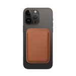 Portfel magnetyczny Leather Mag Wallet brzowy