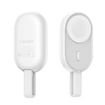 VEGER powerbank 1200 mAh do zegarka kompatybilny z Apple Watch Pomme (W0102) biay