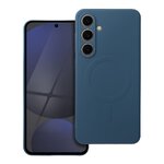 Futerał SILICONE MAG COVER kompatybilny z MagSafe do SAMSUNG S24 FE niebieski