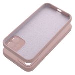 Futerał SILICONE 2mm do IPHONE 12 pudrowy róż