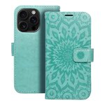 Kabura MEZZO Book do IPHONE 16 Pro mandala zielony