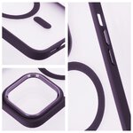 Futera Matte Mag Cover kompatybilny z MagSafe do IPHONE 15 PLUS fioletowy