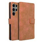 Kabura TENDER Book do SAMSUNG S23 Ultra brzowy