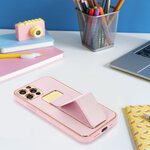Futera LEATHER Case Kickstand do IPHONE 15 PLUS rowy