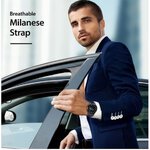 DUX DUCIS pasek MILANESE magnetyczny ze stali nierdzewnej 20 mm niebieski