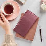 Kabura SMART MAGNETO do IPHONE 16 burgundowy
