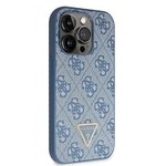 GUESS futera do IPHONE 14 Pro GUHCP14LP4TDSCPB (Crossbody 4G Metal Logo) niebieski